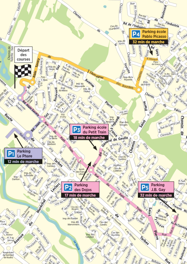 Plan des parkings 2026