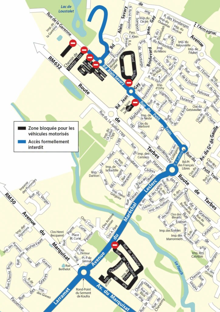 Zones bloquées pour les véhicules motorisés 2026